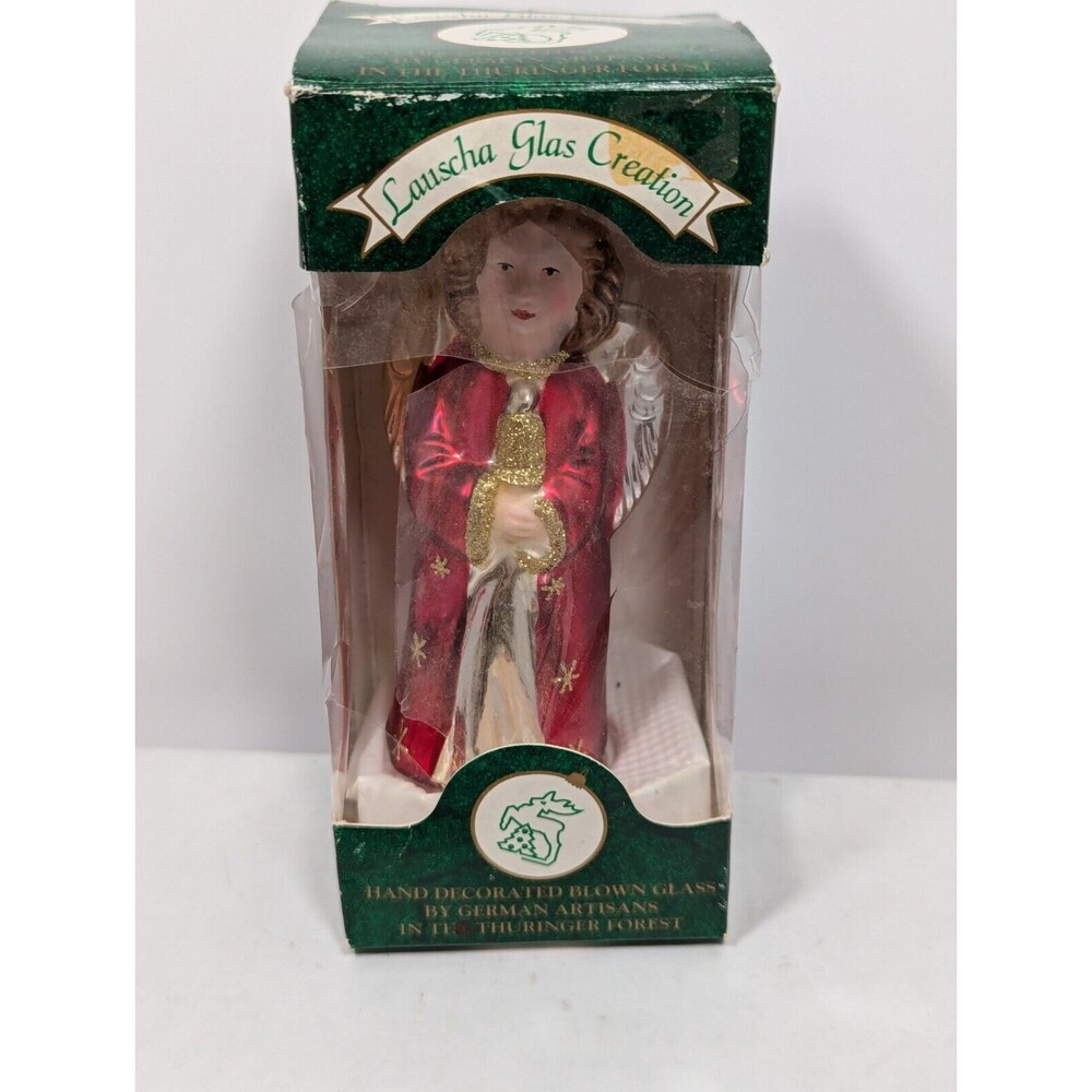 Lauscha Glas Creation In The THURINGER FOREST Ornament Glass Angel Germany